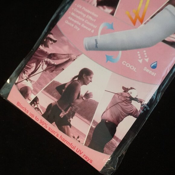 Cool Tac UV Protection Arm Guard Light Pink Cooling Effect Women’s Small - Picture 3 of 6